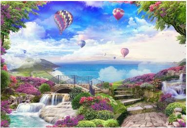 Tranh bích hoạ phong cảnh Châu Âu TBH59