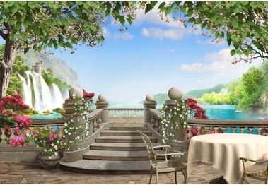 Tranh bích hoạ phong cảnh Châu Âu TBH61