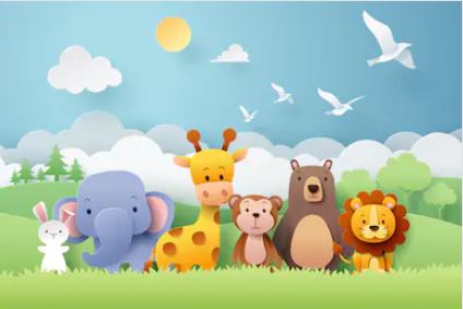 Tranh các con vật - THH49