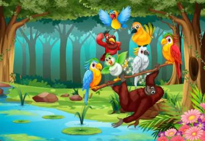 Tranh các con vật - THH32