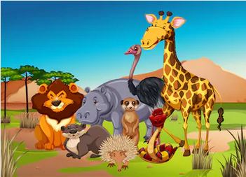 Tranh các con vật - THH33