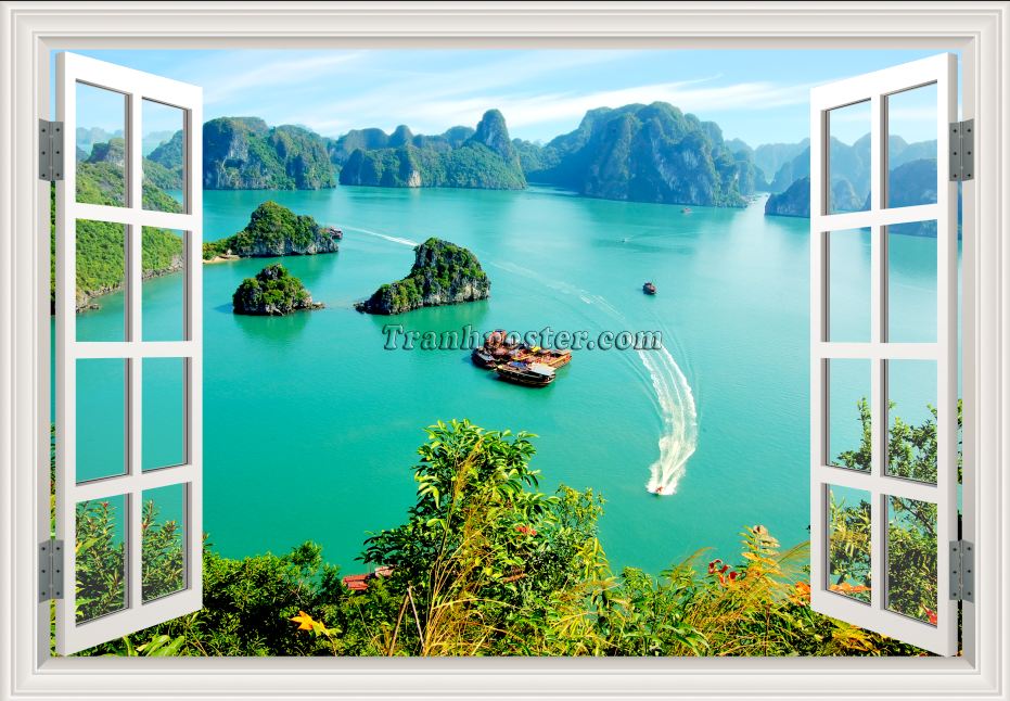 Tranh cửa sổ 3D - CS65