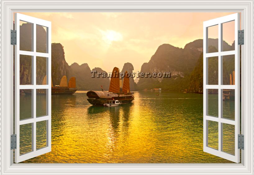 Tranh cửa sổ 3D - CS68