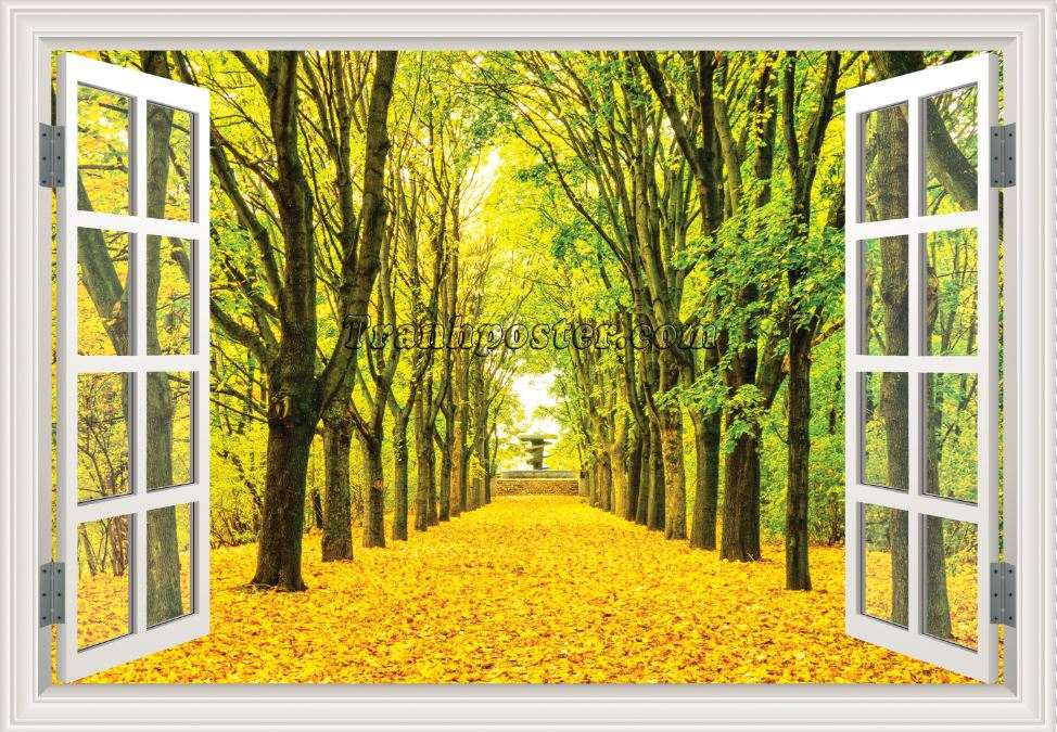 Tranh cửa sổ 3D - CS94