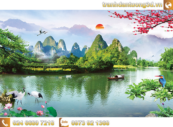 Tranh sơn thủy - ST95