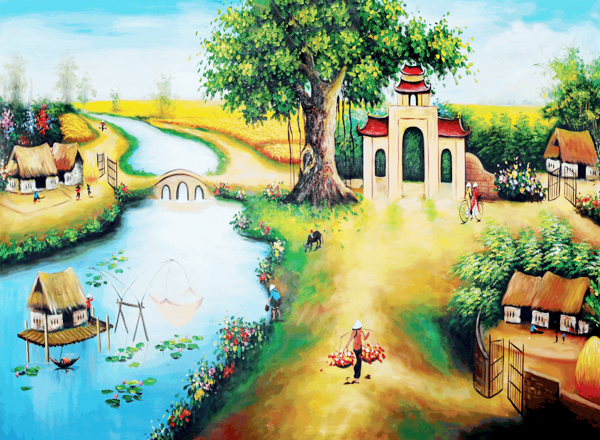 Tranh đồng quê 11