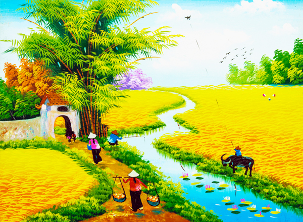 Tranh đồng quê 05