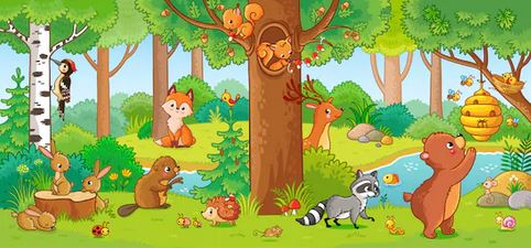 Tranh các con vật - THH02