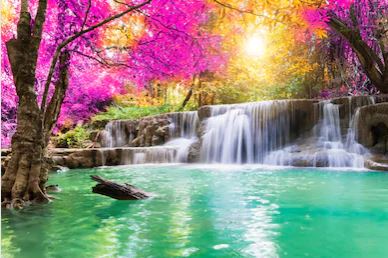 Tranh thác nước đẹp 70