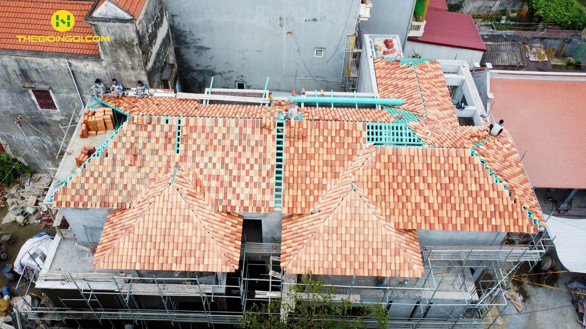 Ngói Địa Trung Hải – Giải pháp mái nhà sang trọng được thi công bởi Thế Giới Ngói