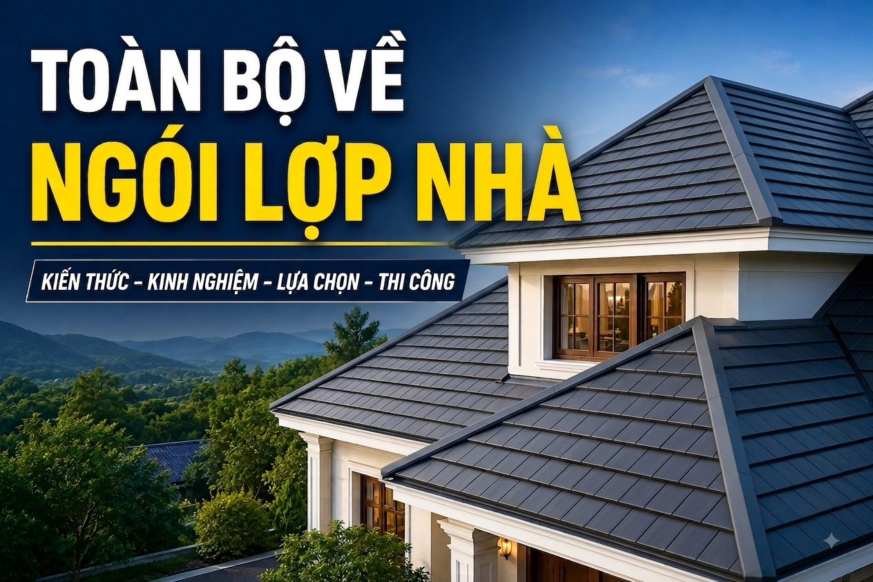 Chia sẻ bí quyết chọn ngói lợp nhà