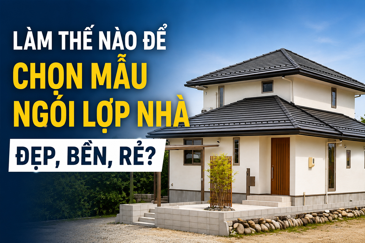 Làm thế nào để chọn mẫu ngói lợp nhà đẹp, bền, rẻ?