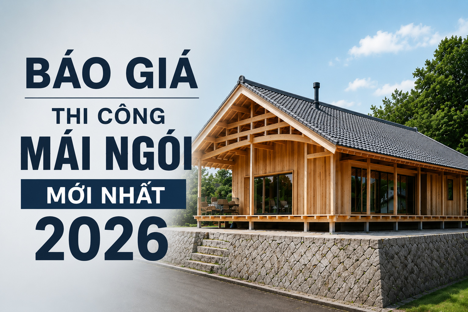 Báo giá mái ngói mới nhất 2026 – Hiểu đúng để không “hớ” chi phí