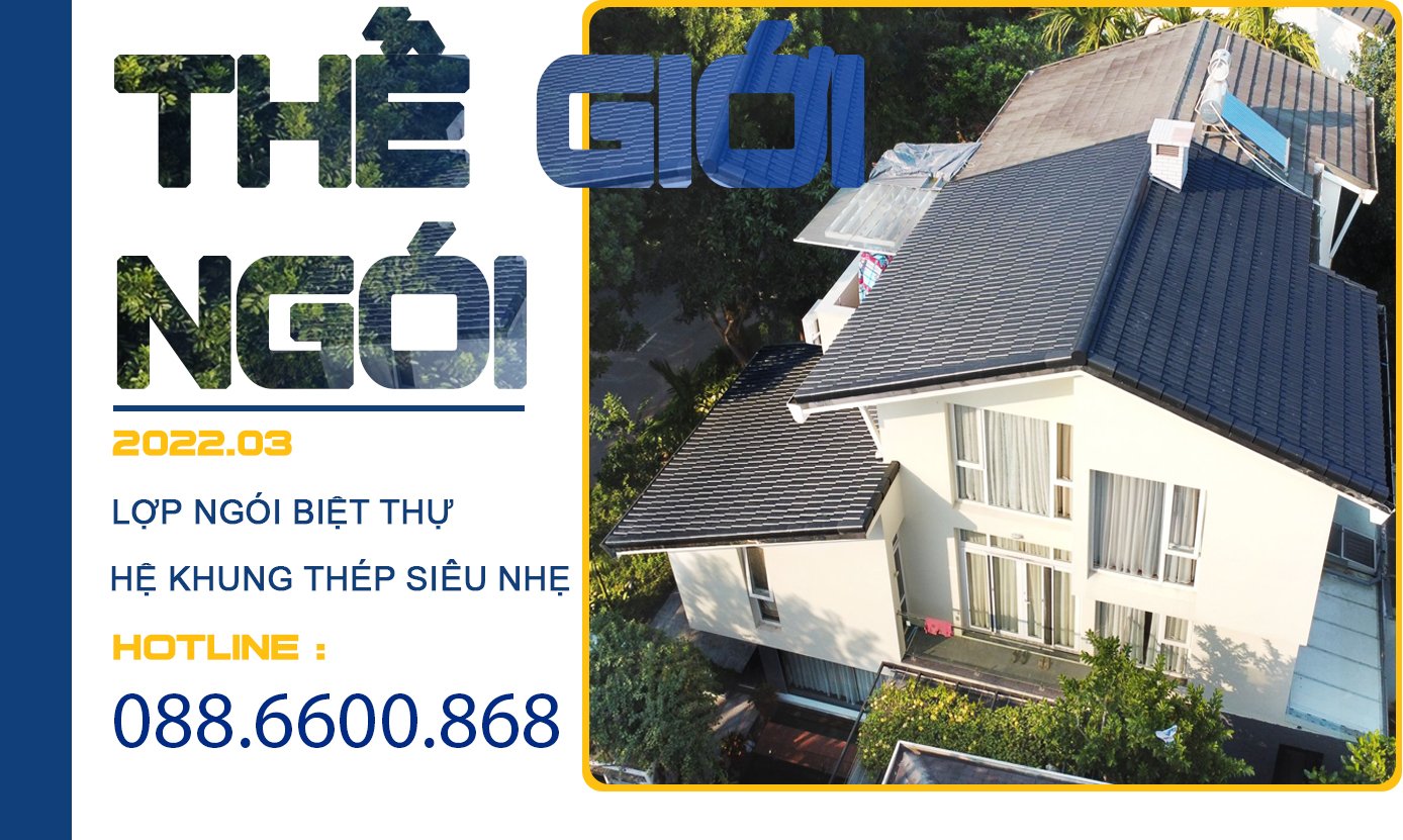 Cải tạo mái ngói - Chống nóng với ngói Romantic Nova và tấm cách nhiệt Cát Tường - Hưng Yên