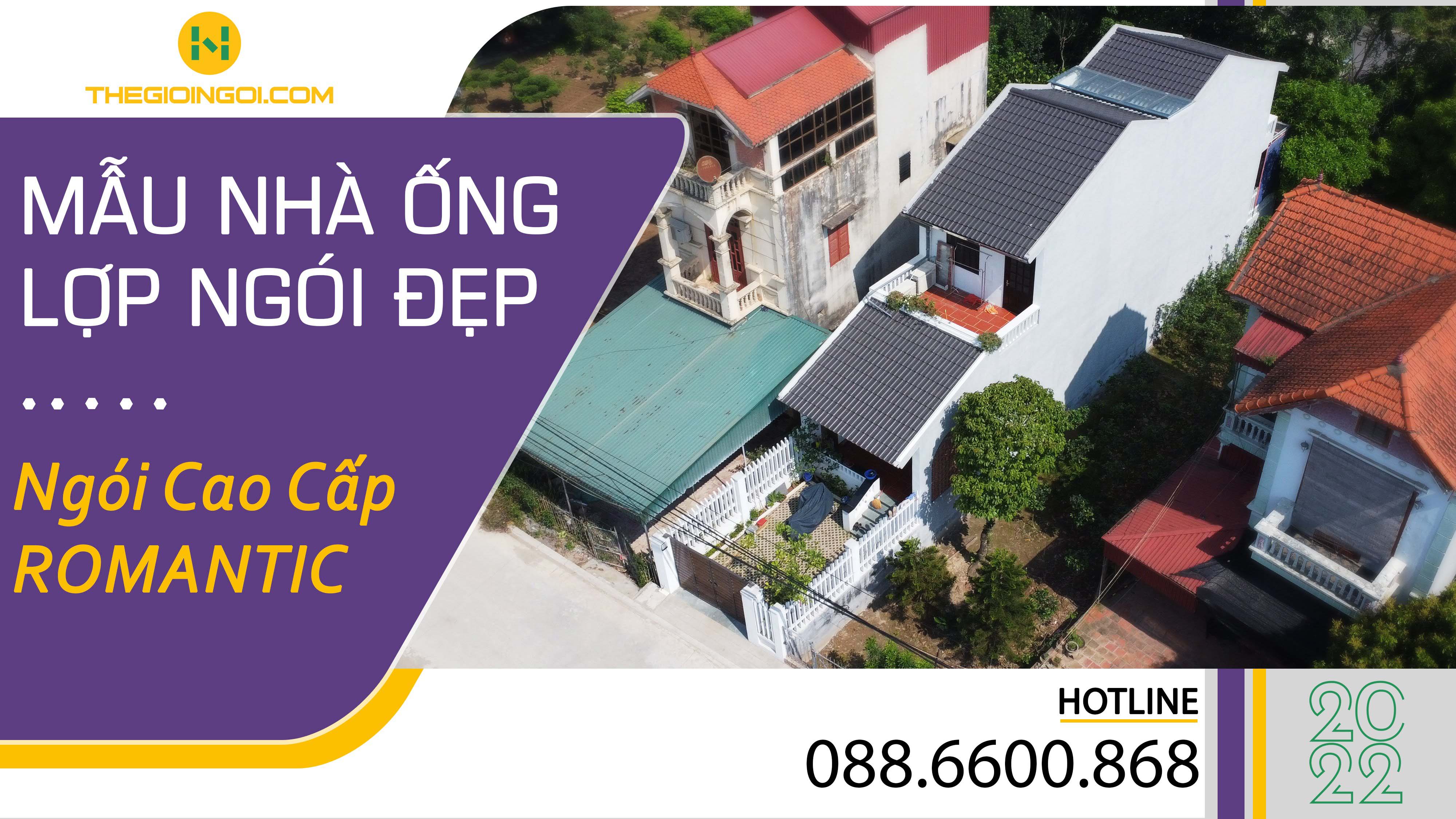 Mẫu nhà ống lợp ngói đẹp tại Văn Giang, Hưng Yên