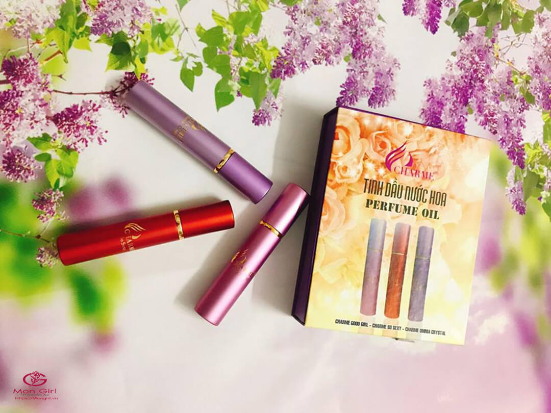 Set tinh dầu nước hoa charme nữ 4