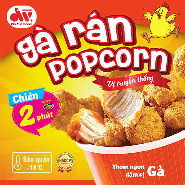 GÀ RÁN POPCORN VỊ TRUYỀN THỐNG