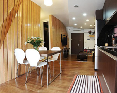 Biến căn hộ 60 m2 bí bức thành thoáng rộng
