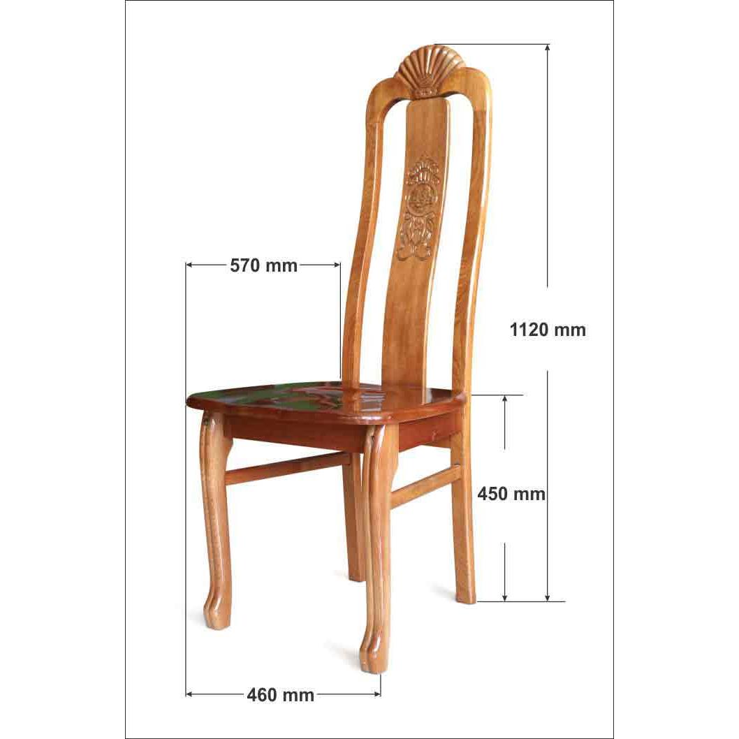 Bàn tròn 1m + 4 ghế rẽ quạt