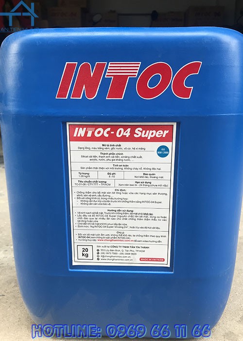 INTOC-04 SUPER – Chống Thấm Bê Tông | Chống thấm ATH Group - Vật liệu ...