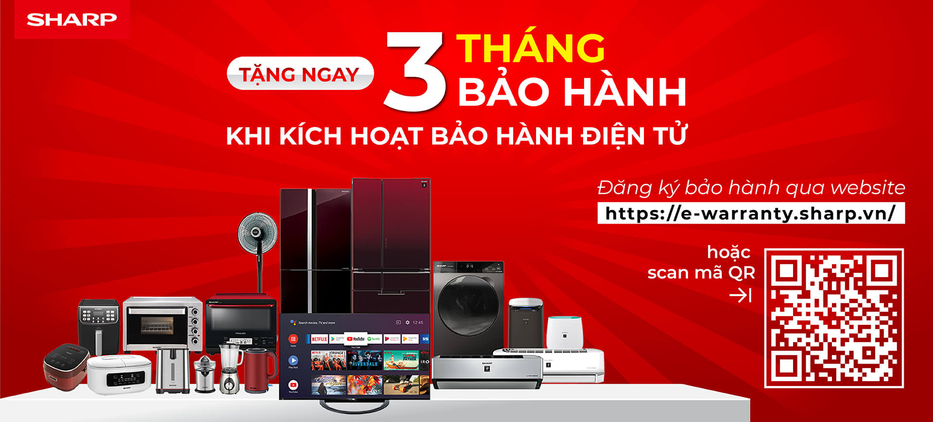 Hướng dẫn kích hoạt bảo hành điện tử Sharp