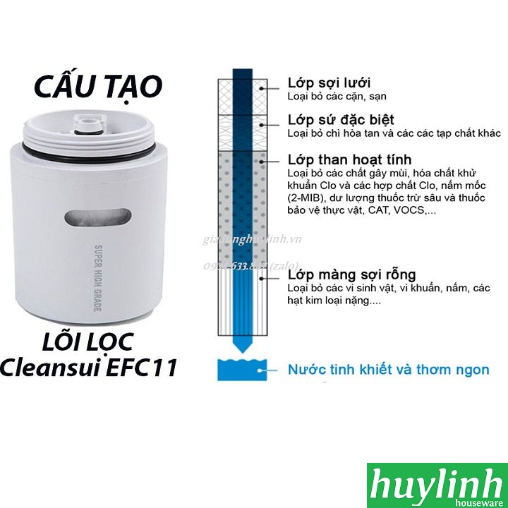 Lõi lọc Cleansui EFC11 - EF102 2