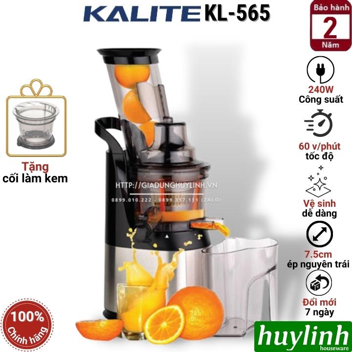 Máy ép chậm Kalite KL-565 - 240W - Tặng cối làm kem