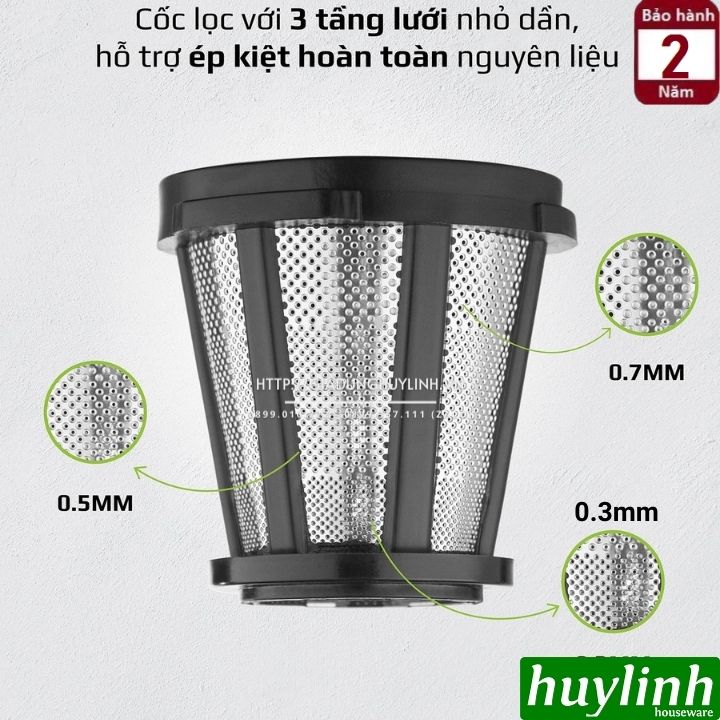 Máy ép chậm trục ngang Olivo SJ22 - 150W 7