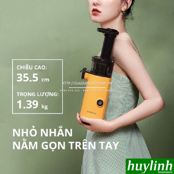 Máy ép chậm Snapbee SK-202VN - Tặng Voucher + Sách Công Thức 3