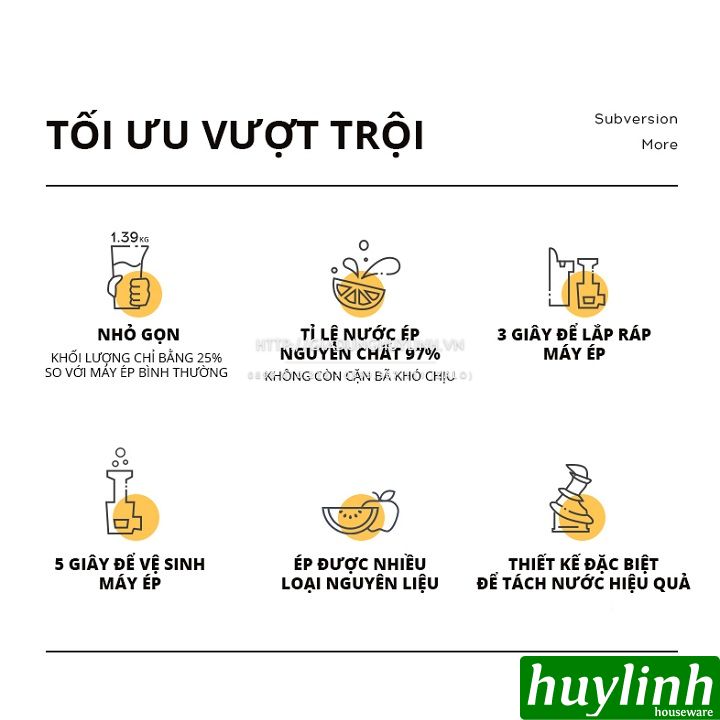 Máy ép chậm Snapbee SK-202VN - Tặng Voucher + Sách Công Thức 4