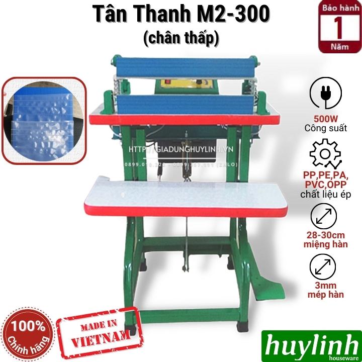 Máy hàn miệng túi bao bì đạp chân Tân Thanh M2-300 - Chân thấp