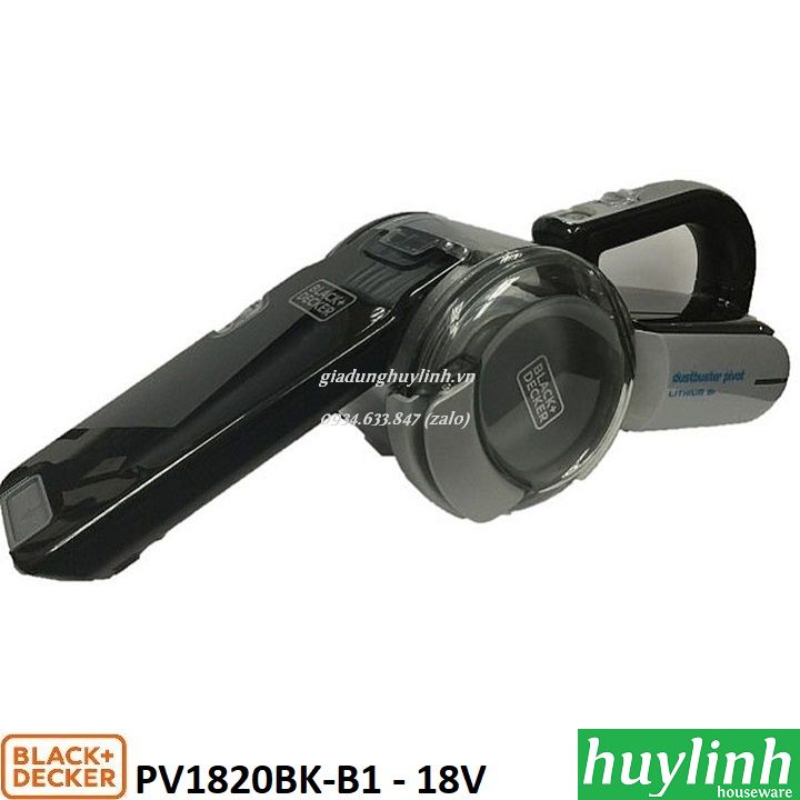 Máy hút bụi dùng pin Black Decker PV1820BK-B1 - 18V