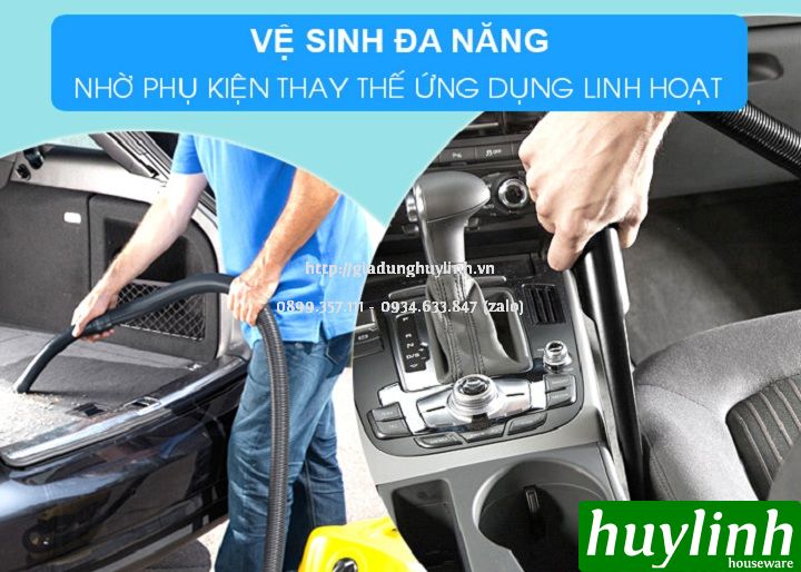 Máy hút bụi khô và ướt Karcher WD3 Premium - Tặng 5 túi lọc bụi 3