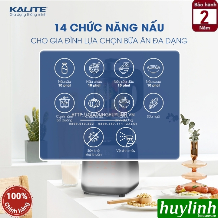 Máy làm sữa hạt Kalite KL-990P 