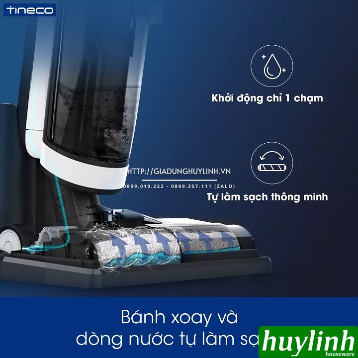 Máy hút bụi lau sàn thông minh dùng pin Tineco Floor One S3 6