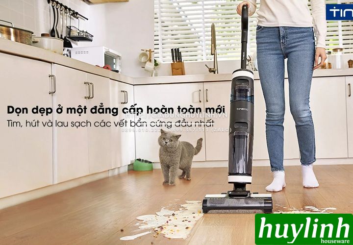 Máy hút bụi lau sàn thông minh dùng pin Tineco Floor One S3 7