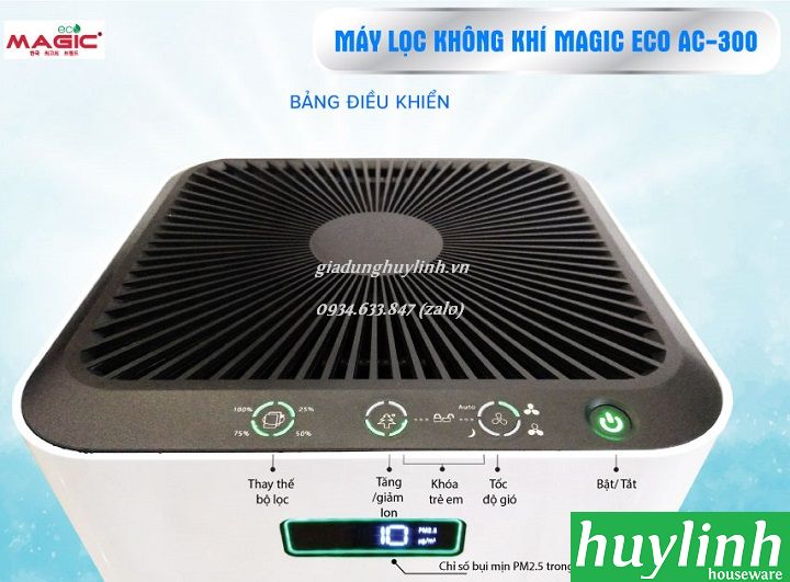 Máy lọc không khí Magic ECO AC-300 - 48m2 5