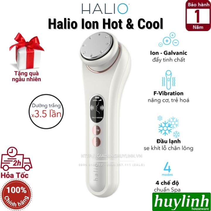 Máy massage đẩy tinh chất Halio Ion Hot & Cool