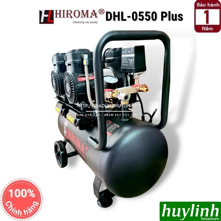 Máy nén khí không dầu Hiroma DHL-0550 Plus - 50 lít 4