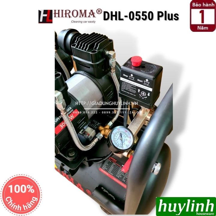 Máy nén khí không dầu Hiroma DHL-0550 Plus - 50 lít 5