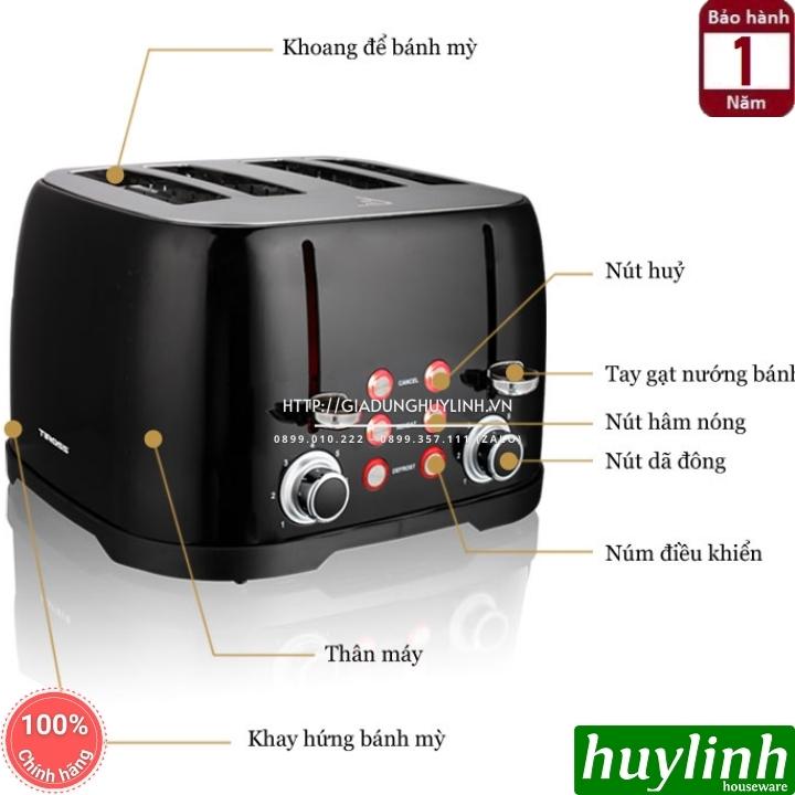 Máy nướng bánh mì Sandwich Tiross TS9660 2