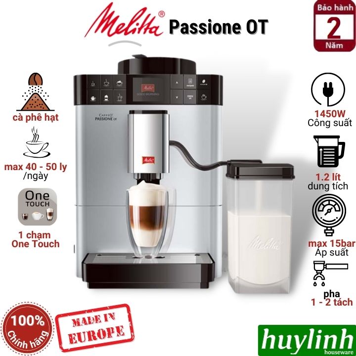 Máy pha cà phê tự động Melitta Caffeo Passione OT - One Touch
