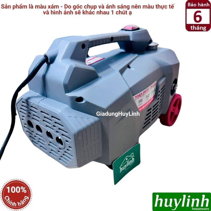 Máy xịt rửa xe Chỉnh Áp Toàn Phát TP-3000 - 3000W - 150 bar - Lõi đồng 100% 6