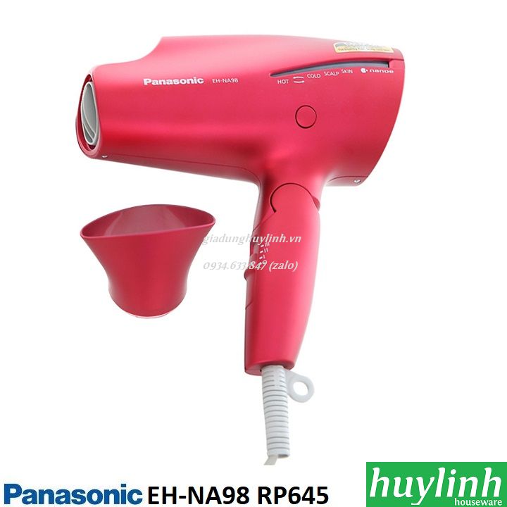 Máy sấy tóc Panasonic EH-NA98-RP645 - 1800W
