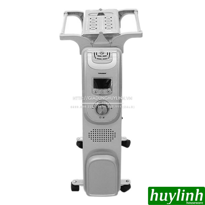 Máy sưởi dầu 11 thanh Tiross TS9211 - 2300W - Có Remote + Giá phơi 3