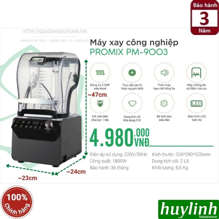 Máy xay sinh tố công nghiệp Promix PM-9003 - 1800W - 2 lít 3