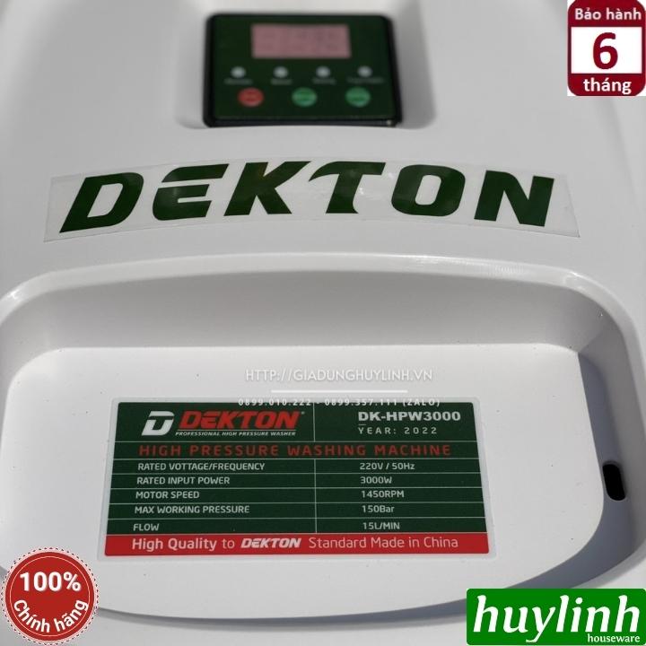Máy xịt rửa xe cao áp Dekton DK-HPW3000 - 3000W - Tặng bình bọt 1 lít [Tặng khoan ID710D] 3