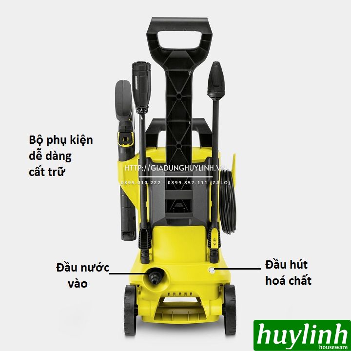 Máy xịt rửa xe áp lực cao Karcher K2 Power Control - Made Đức - Tặng 1 lít hoá chất Karcher3