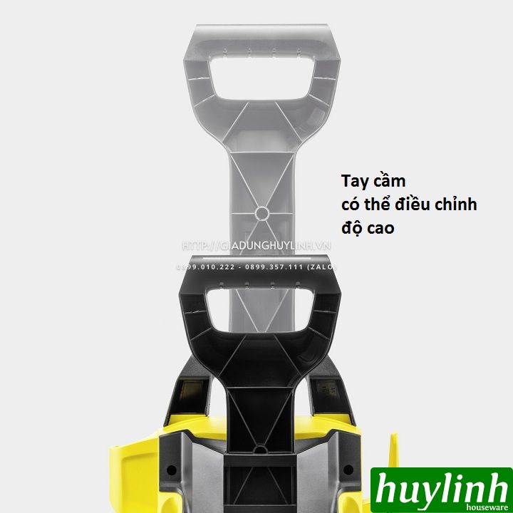 Máy xịt rửa xe áp lực cao Karcher K2 Power Control - Made Đức - Tặng 1 lít hoá chất Karcher 4