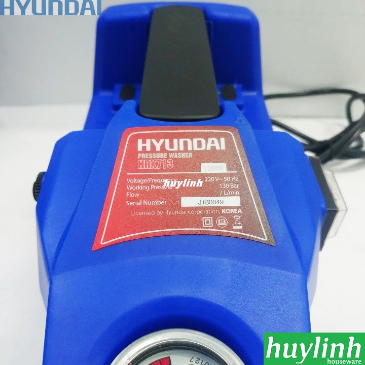 Máy rửa xe hyundai hrx713